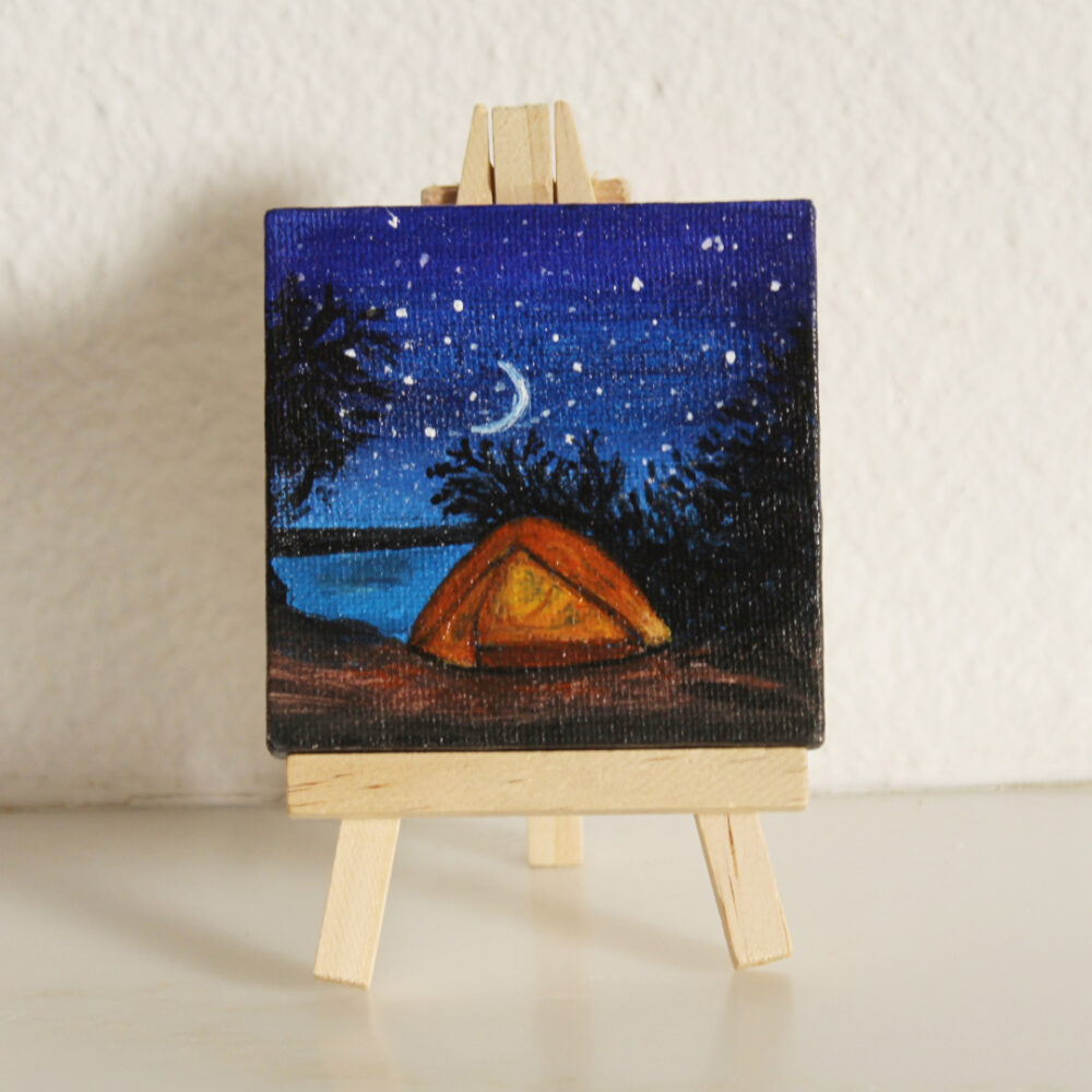Miniature Art on Canvas