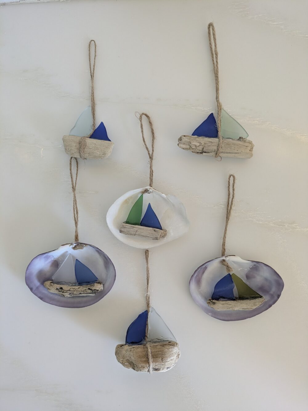 Seaglass Ornaments